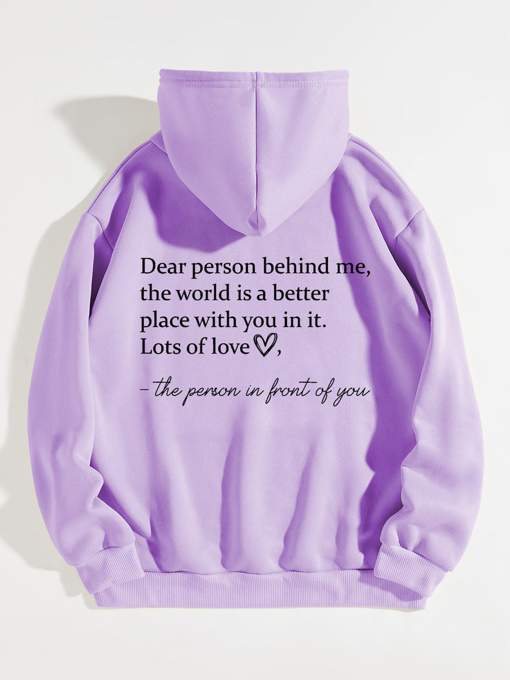 Dear Person Behind Me Hoodie